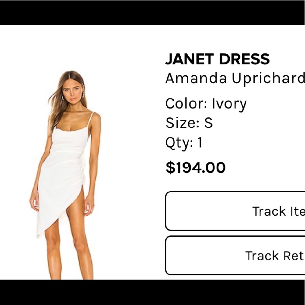 White short dress